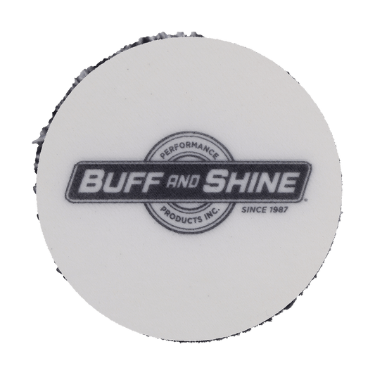 192MFP - 1" URO Fiber® Microfiber Pad (Black/White Fibers) White Foam Interface - Cutting