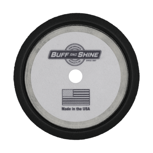 2000G - 8" Black Standard Foam Pad - Final Finishing