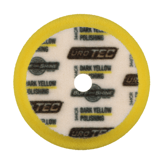 344CR - 3" Dark Yellow URO TEC® Foam Pad - Polishing