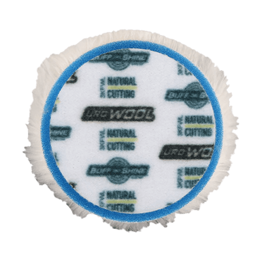 3KFWL - 3" Natural 100% Knitted Wool (Edge Bevel) URO Wool® Pad - Soft Cut