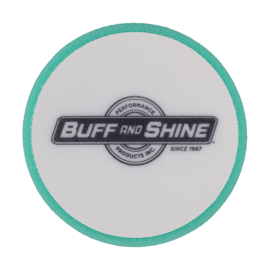 440G - 4" Green Soft Standard Foam Pad - Medium Cut