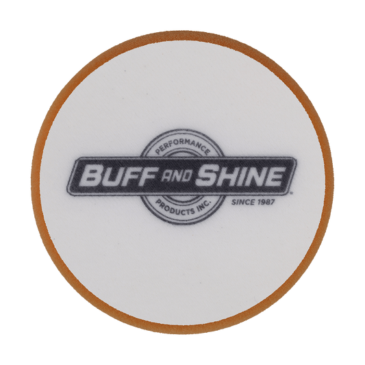 480G - 4" Orange High Density Standard Foam Pad - Heavy Polishing