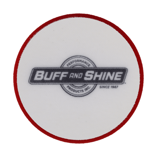 521G - 5" Red Soft Standard Foam Pad - Final Finishing