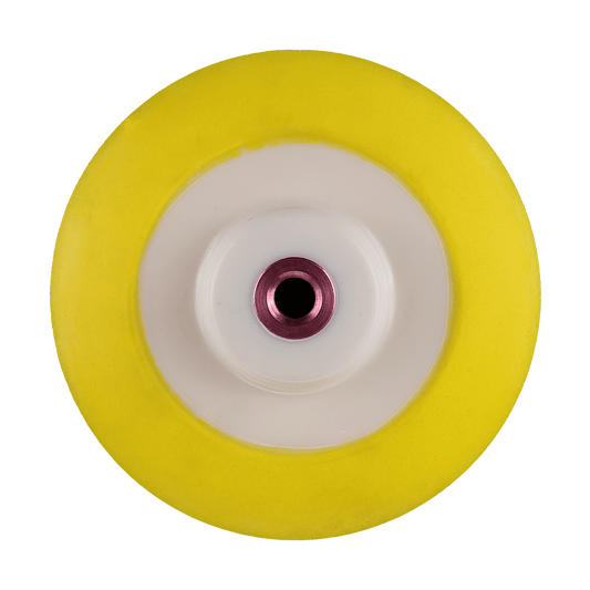 614Y - 6" J-Hook Backing Plate with 14mm Threads - Rigid & Flexible