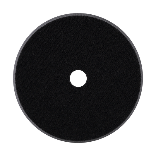 620MFP - 6" Black Standard Microfiber Pad with Black Foam Interface - Finishing