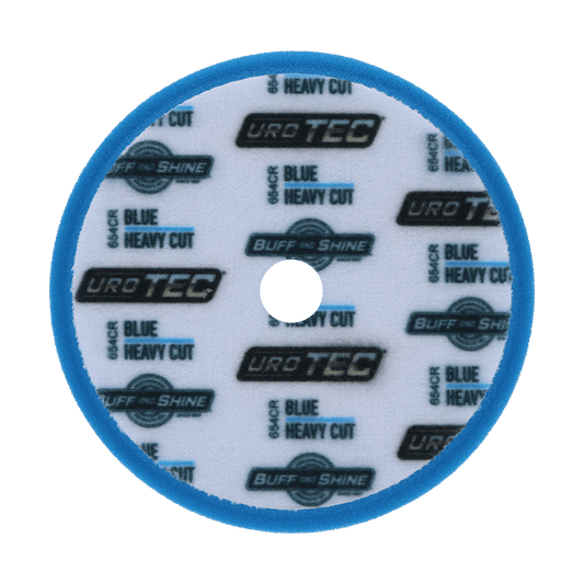 654CR - 6" Blue Coarse URO TEC® Foam Pad - Heavy Cut