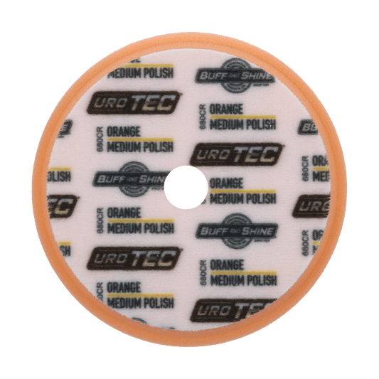 680CR - 6" Orange URO TEC® Foam Pad - Medium Polishing