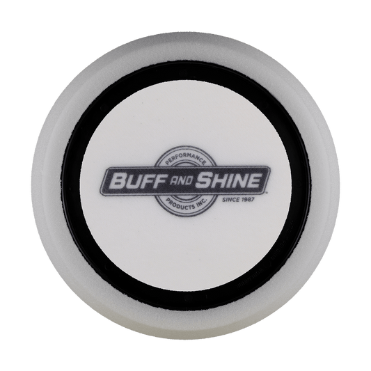691RH - 6" White High Density Foam Center Ring Pad (Hex Face) - Polishing