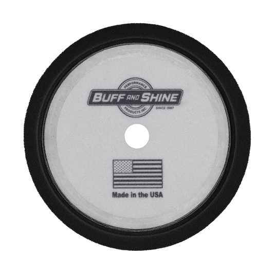 820WG - 8" Black Soft Convoluted Foam Pad - Final Finishing
