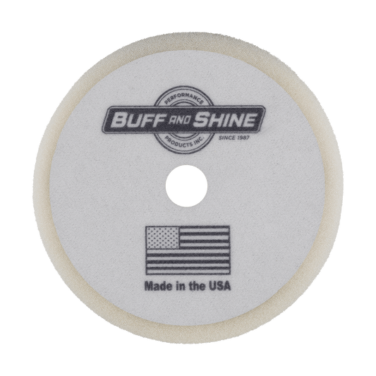 899FBW - 8" White Coarse Convoluted Foam Pad - Cutting