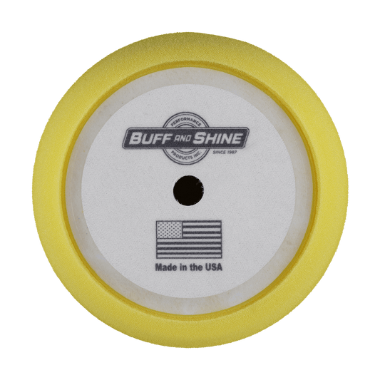 930G - 9" Yellow Soft Contour Foam Pad - Cutting