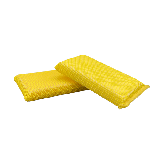 BSA-57 - Yellow Net Bug Sponge - 7" x 4" x 1"