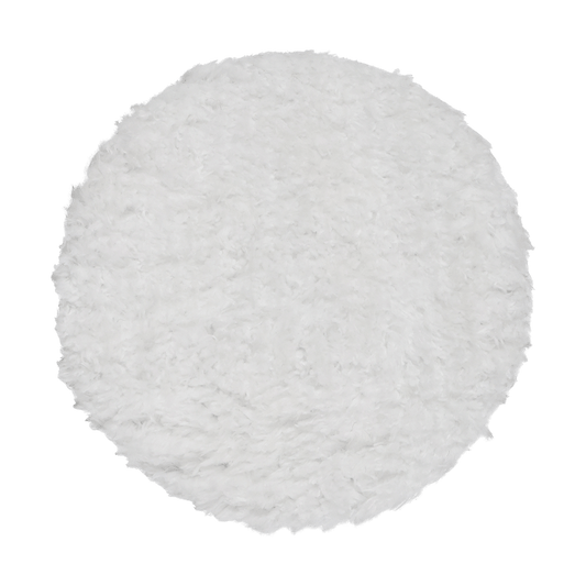 312MFP - 3" URO Fiber® Microfiber Pad (White Fibers) Light Blue Foam Interface (Edge Bevel) - Cutting