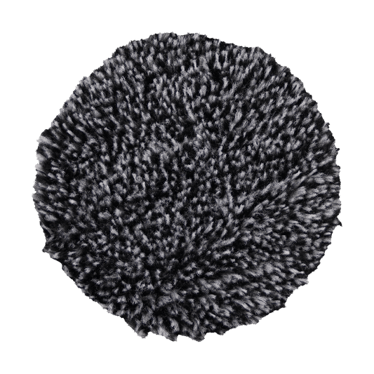 392MFP - 3" URO Fiber® Microfiber Pad (Black/White Fibers) White Foam Interface - Cutting