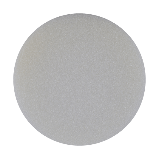 429G - 4" White Soft Standard Foam Pad - Final Finishing