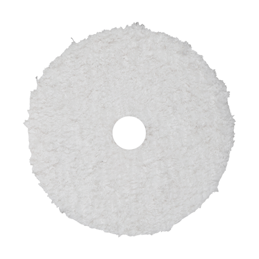 542MFP - 5" URO Fiber® Microfiber Pad (White Fibers) Blueberry Foam Interface (Edge Bevel) - Cutting