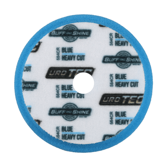 554CR - 5" Blue Coarse URO TEC® Foam Pad - Heavy Cut