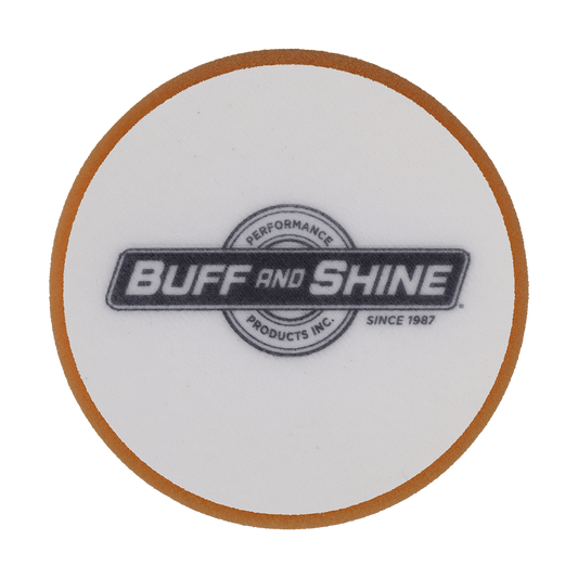 580G - 5" Yellow High Density Standard Foam Pad - Heavy Polishing