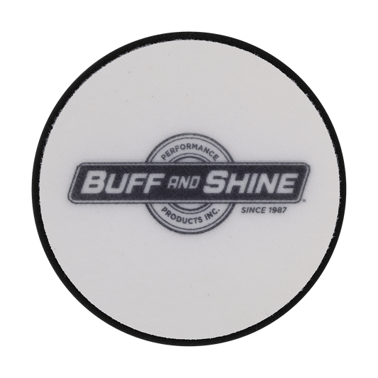 612G - 6" Black Soft Standard Foam Pad - Final Finishing