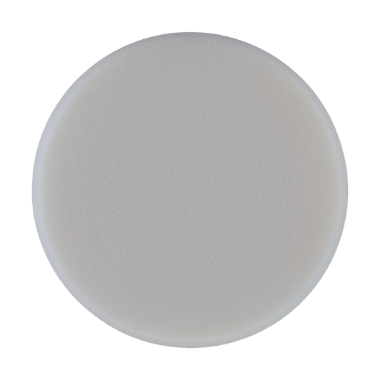619G - 6" White Soft Standard Foam Pad - Final Finishing