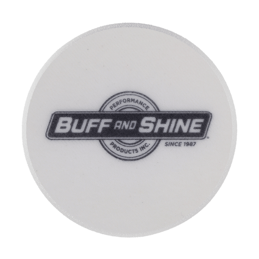 619G - 6" White Soft Standard Foam Pad - Final Finishing