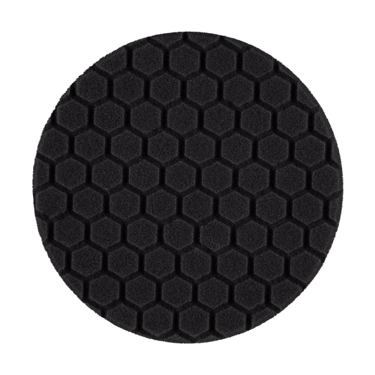 620RH - 6" Black Soft Foam Center Ring Pad (Hex Face) - Final Finishing