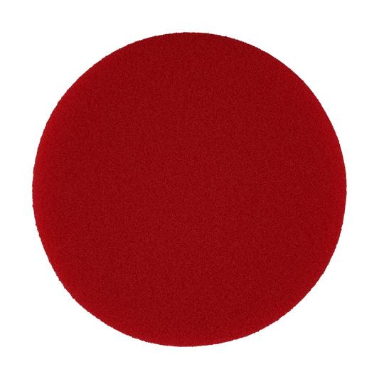 621G - 6" Red Soft Standard Foam Pad - Final Finishing