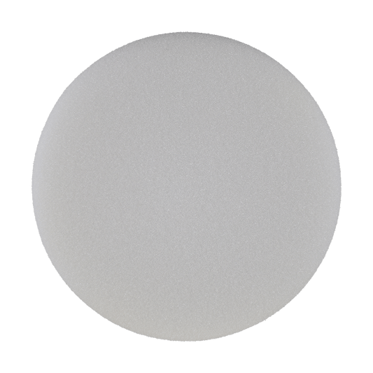 629G - 6" White Soft Standard Foam Pad - Final Finishing