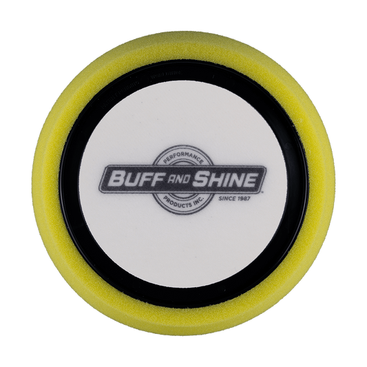 630RH - 6" Yellow Soft Foam Center Ring Pad (Hex Face) - Cutting