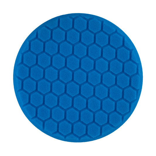 650RH - 6" Blue Soft Foam Center Ring Pad (Hex Face) - Polishing