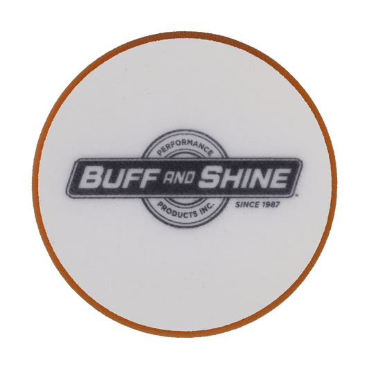 6515HOG - 6" Orange High Density Standard Foam Pad - Heavy Polishing