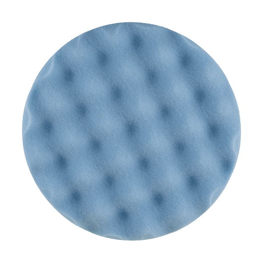 652WR - 6" Baby Blue Soft Foam Center Ring Pad (Convoluted Face) - Ultimate Finish