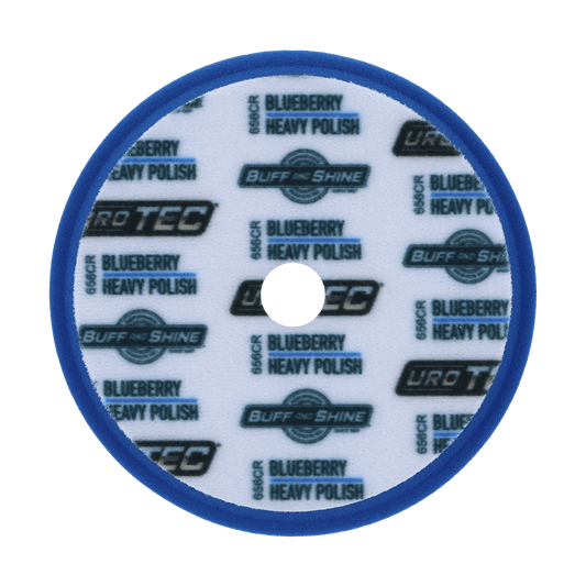 656CR - 6" Blueberry URO TEC® Foam Pad - Heavy Polishing