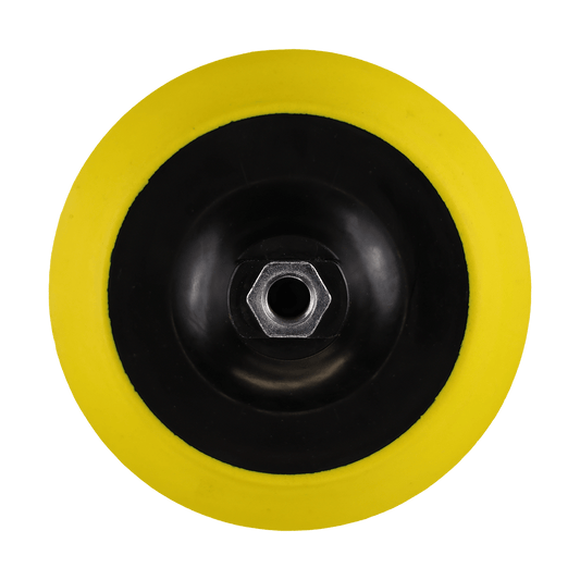 658XS - 6" J-Hook Backing Plate with 5/8"-11 Threads - Thick & Cushioned