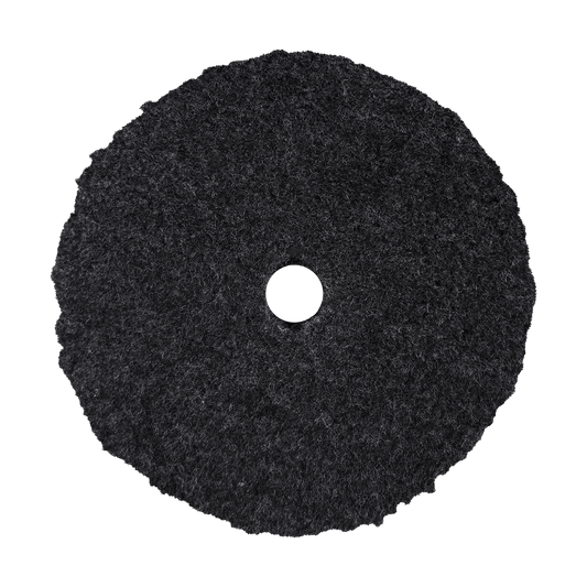 6KWB - 6" Grey Knitted Wool Blend URO Wool® Pad - Cutting