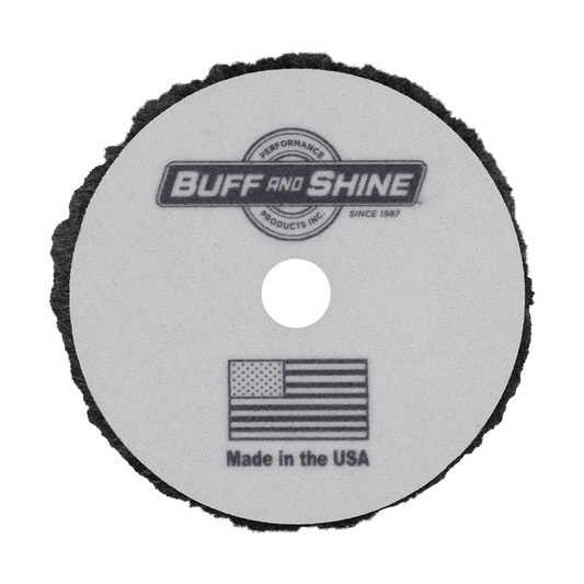 6KWB - 6" Grey Knitted Wool Blend URO Wool® Pad - Cutting