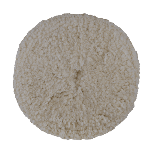 802SP - 8" 100% Natural Wool (4 Ply Twist) Double Sided Wool Pad - Cutting