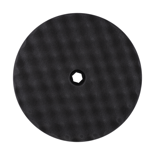 820SP - 8" Black Foam Double Sided Snap Pad - Final Finishing