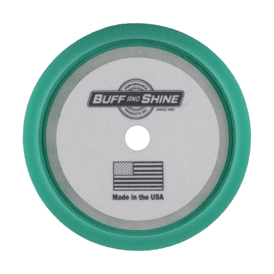 840WG - 8" Green Soft Convoluted Foam Pad - Medium Cut