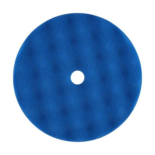 850WG - 8" Blue Soft Convoluted Foam Pad - Polishing