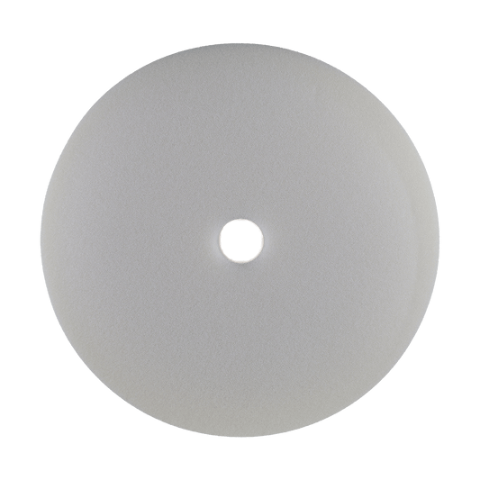 8529G - 8" White Soft Curved Edge Foam Pad - Final Finishing