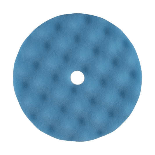 852FBW - 8" Baby Blue Soft Convoluted Foam Pad - Ultimate Finish