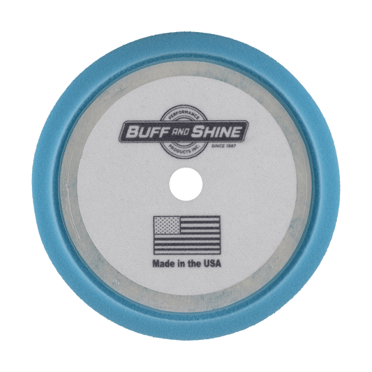 852WG - 8" Baby Blue Soft Convoluted Foam Pad - Ultimate Finish