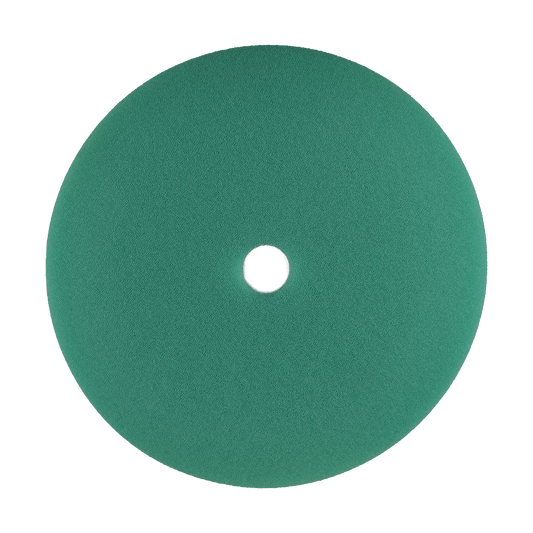 8540G - 8" Green Soft Curved Edge Foam Pad - Medium Cut