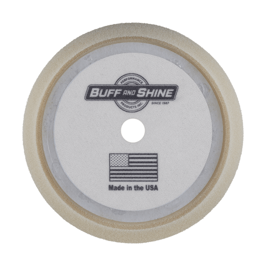 899WG - 8" White Coarse Convoluted Foam Pad - Cutting