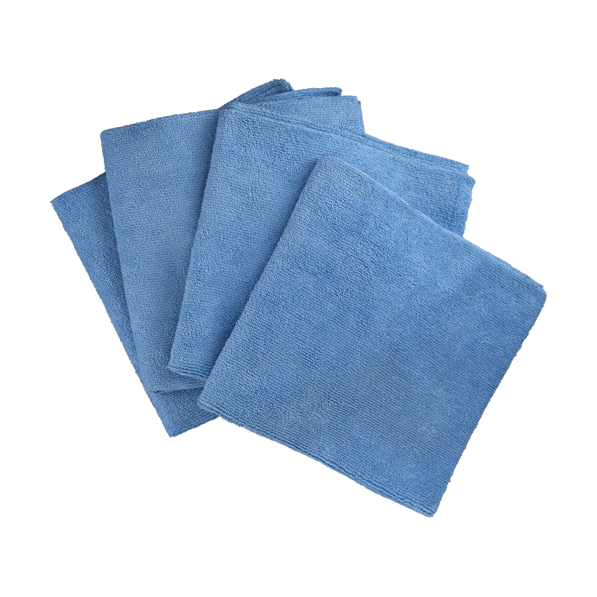 MF1B - Blue Microfiber Detail Towel - Edgeless - 16