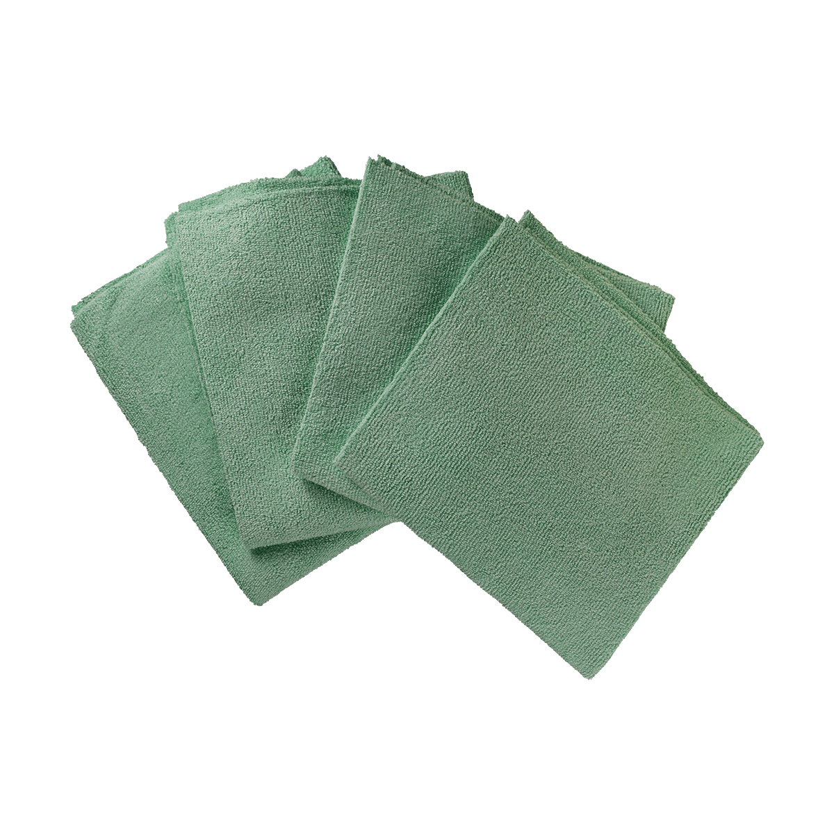 MF1G - Green Microfiber Detail Towel - Edgeless - 16